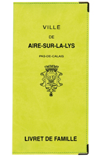 Etui pour livret de famille personnalis&eacute;