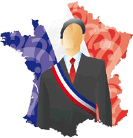 Insignes de maire ou distinctions tricolores